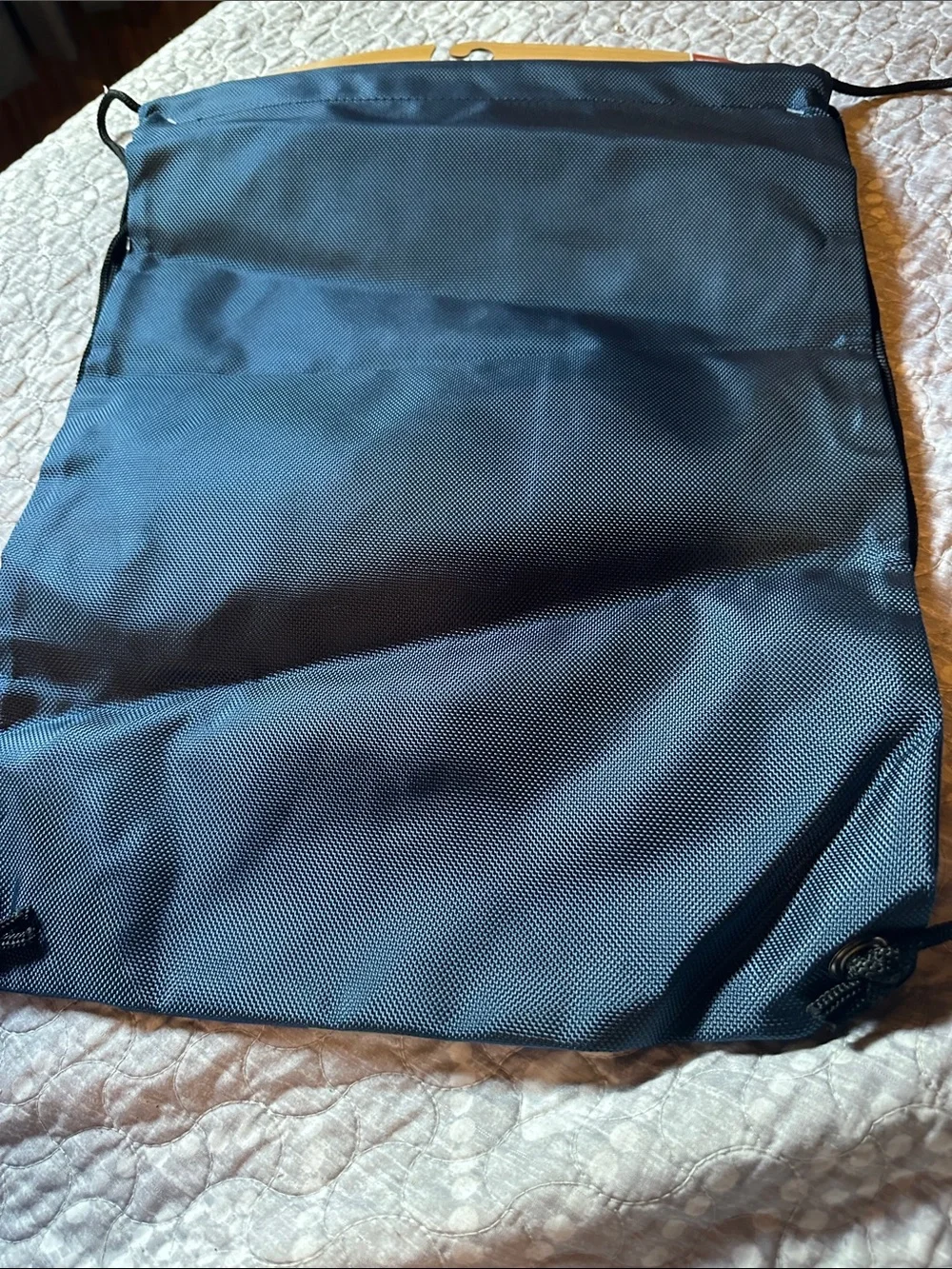 NBA Dallas Mavericks Black and Blue Drawstring Backpack